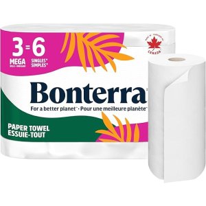 Bonterra 超超超坚固吸水纸巾 加厚款3卷=6卷