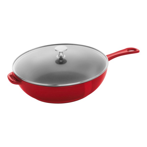 Staub 平底锅 26 厘米/10 英寸铸铁日常平底锅