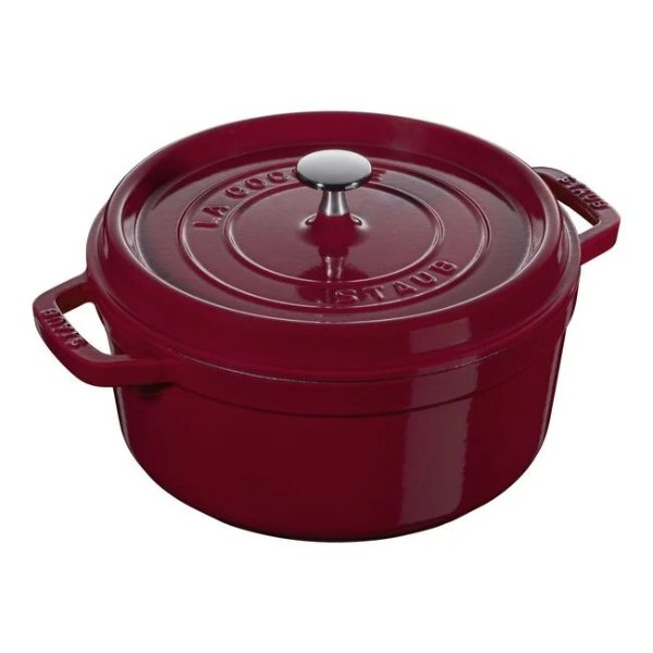 Staub La Cocotte 3.7 升铸铁圆形