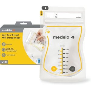 Medela Easy Pour 母乳储存袋 100 支 210 毫升