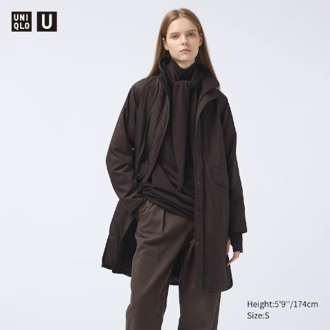 Uniqlo女式 无绗缝大衣