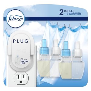 Febreze 插入式空气清新套装 1扩散器+2补充液 能用100天