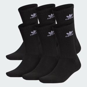 Adidas$2.33/双三叶草袜子6双