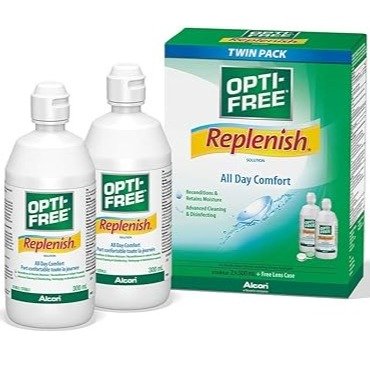 OPTI-FREE 傲滴Replenish隐形眼镜护理液 300ml*2瓶