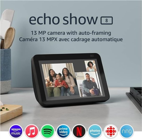 Echo Show 8 二代 家庭智能中枢