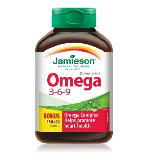 Jamieson 健美生 Omega 3-6-9鱼油 200粒 比大瓶划算