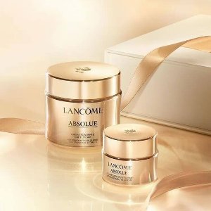 💥史低价💥：Lancome 兰蔻菁纯面霜替换x2 立省近$200