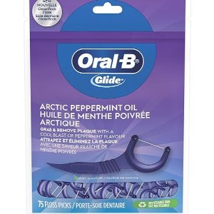 🥬白菜价🥬：Oral B Glide 3D美白亮采薄荷牙线75支 口腔健康不伤牙龈