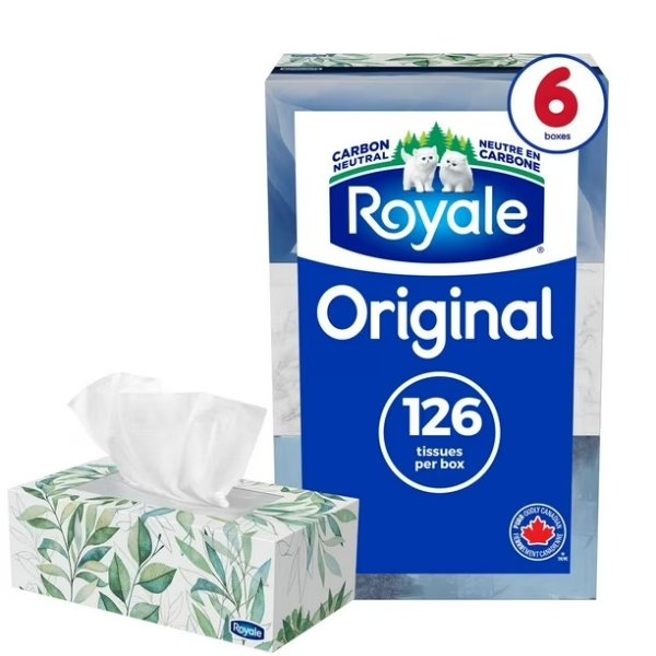 Royale 原装面巾纸 6盒装