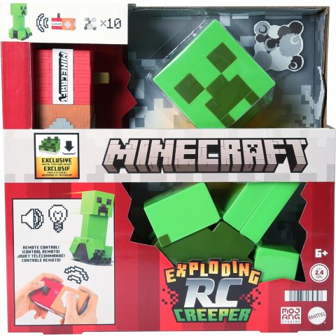 💥史低价💥：Mattel 会爆炸的遥控Creeper苦力怕玩具💣 Minecraft 正版周边