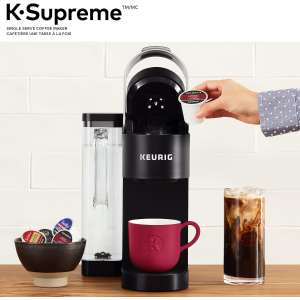 Keurig K-Supreme 胶囊咖啡机 四种冲泡容量 提取浓郁风味