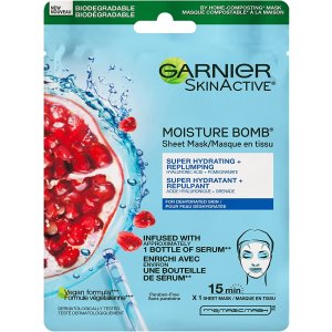 Garniershoppers售价$5.29红石榴玻尿酸面膜