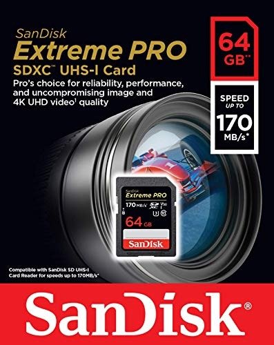 64GB Extreme Pro SD卡