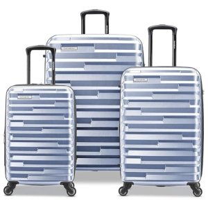 闪购：Samsonite Ziplite 4.0 行李箱 三件套 冰蓝&玫瑰金两色