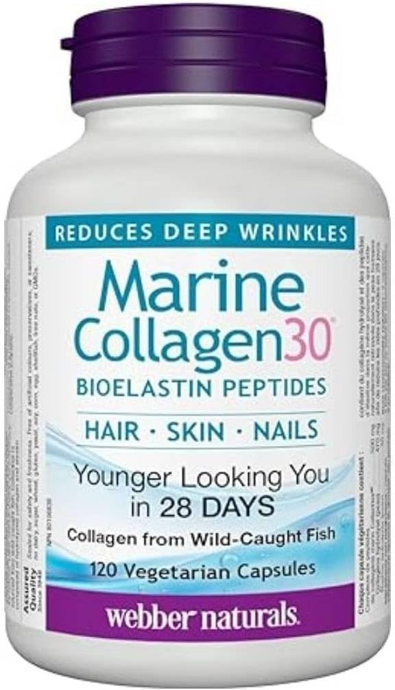 Webber Naturals Collagen30 海洋胶原生物蛋白肽500mg 120粒