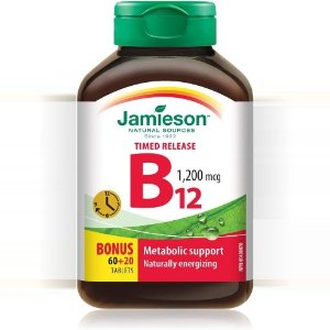 Jamieson 维生素 B12 1200mg 共80片 支持免疫系统