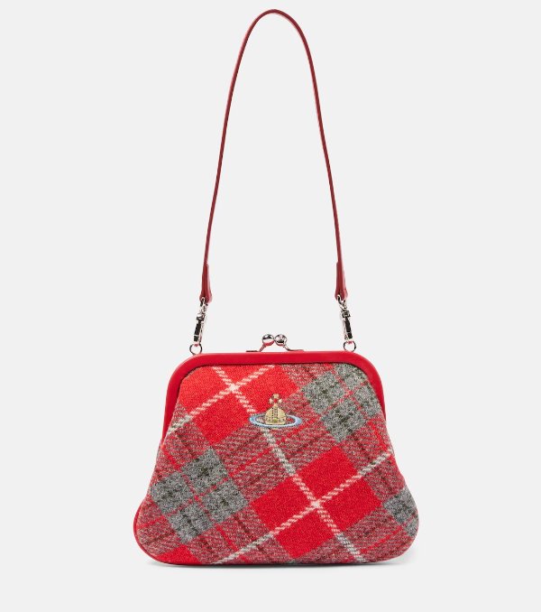 Vivienne's tartan 单肩包