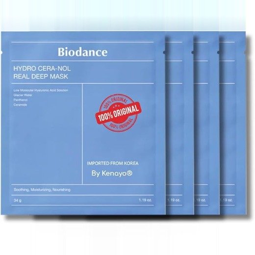 BIODANCE 胶原蛋白面膜4片 蓝色