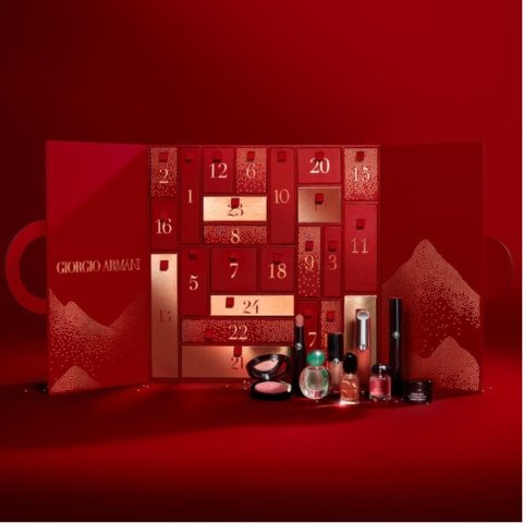 $500(价值$886) 含8.5折优惠券上新：Armani Beauty 阿玛尼圣诞倒数日历24件套 含8正装