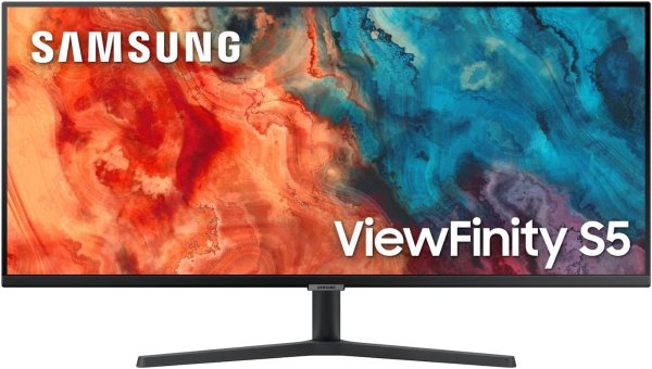 S5 ViewFinity 34寸 QHD 100Hz 5ms LED FreeSync显示器 (LS34C50DGANXZA) -[Canada Version] (2023)