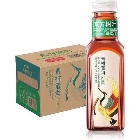 东方树叶 青柑普洱 500ml*15瓶