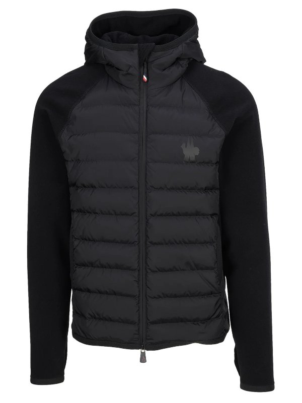 Moncler Grenoble 拼接连帽羽绒夹克
