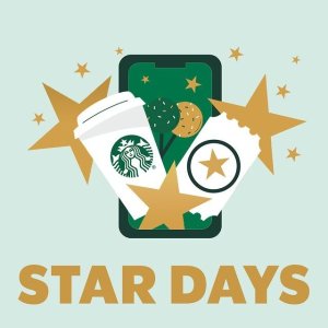 预告：Starbucks Star Days 活动即将回归 蹲细节📝