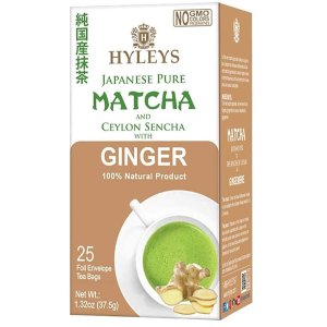 💥史低价💥：HYLEYS 日式姜味抹茶煎茶 25包 天冷喝暖暖的