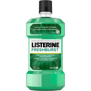 Prime Day捡漏：Listerine 抗菌漱口水 1L装 含酒精 99.9%杀菌 预防牙龈炎