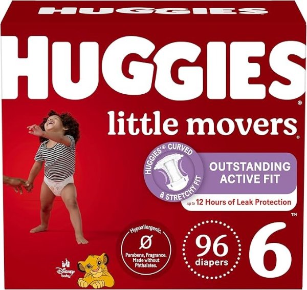 little movers 纸尿裤 96个