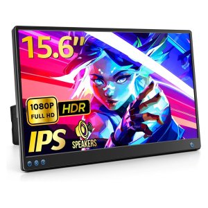 💥史低价💥：ROADOM 15.6" 1080P FHD IPS 便携式显示器