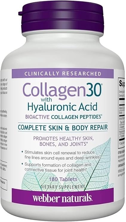 Webber Naturals Collagen30 含透明质酸、生物活性胶原蛋白肽