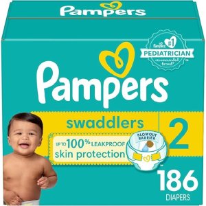 PampersSwaddlers 纸尿裤 2号 186片