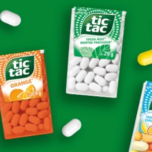 买它! TIC TAC 橙子味薄荷糖，美味且便携! 口气清新max