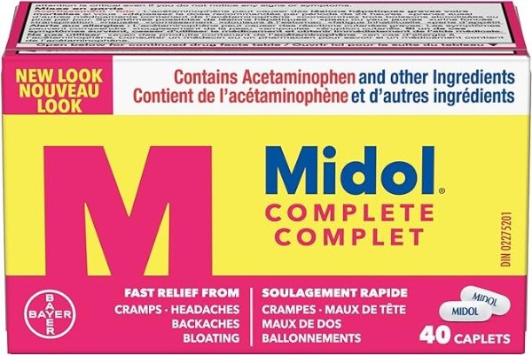 Midol 月经止痛药40片