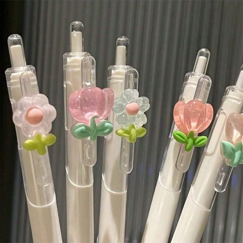 3pcs 花花笔