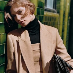 MaxMara 10月小黑五大量加新 薄版101801纯羊毛大衣$1549！