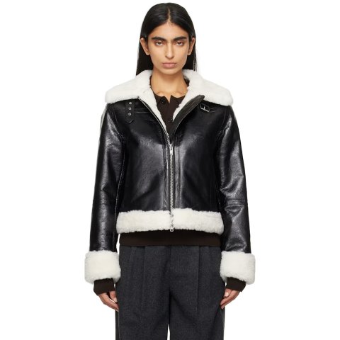 Edith Faux-Shearling Jacket シアリングジャケット STAND STUDIO Edith Faux-Shearling Jacket | endource