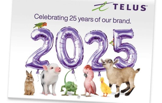 2025 TELUS 免费日历又来啦!2025 TELUS 免费日历又来啦!