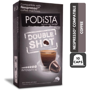 PODiSTA 双倍浓缩超浓胶囊咖啡10粒 兼容 Nespresso