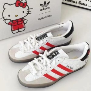 Adidas 你太懂我们爱什么了吧 Gazelle Indoor x Hello Kitty