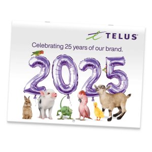 🐑薅羊毛🐑：2025 TELUS 免费日历又来啦！大尺寸能记事用