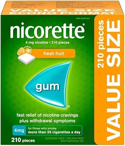 Nicorette 戒烟辅助口香糖