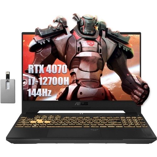 ASUS TUF F15 15.6" 144Hz 游戏本 Intel Core i7-12700H, NVIDIA GeForce RTX 4070, 2TB SSD, 64GB RAM