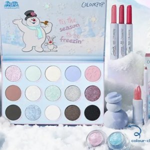 Colourpop X 冰雪奇缘联名彩妆开售！可爱甜美的冬妆出圈~