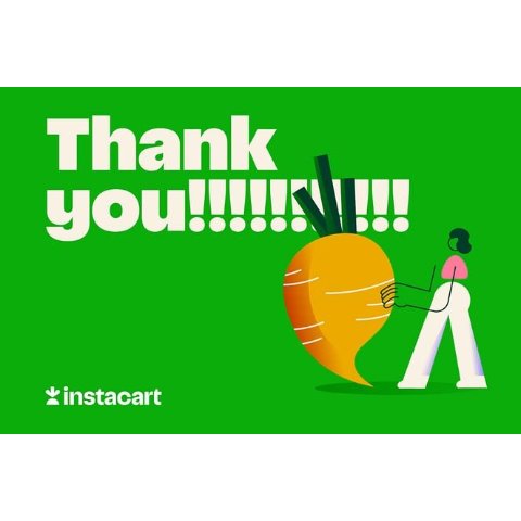 Instacart $100电子礼卡