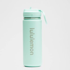 Lululemon薄荷绿 Back to Life运动水杯 18oz 