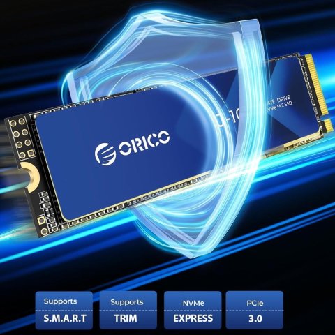 💥史低价💥：ORICO NVMe SSD 1TB M.2 PCIE3.0 带散热槽