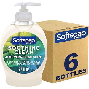 Softsoap 椰子芙蓉花瓣香味洗手液221ml*6件 保湿护手