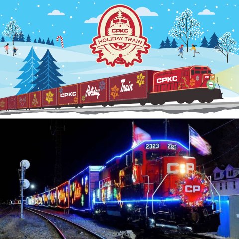 来看🇨🇦停靠站点和时间>>CPKC Holiday Train🚂2024假日列车要来啦 21日开始！